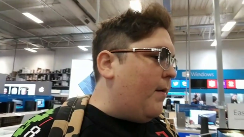 Andy Milonakis tries to buy a Playstation 4 for a kid