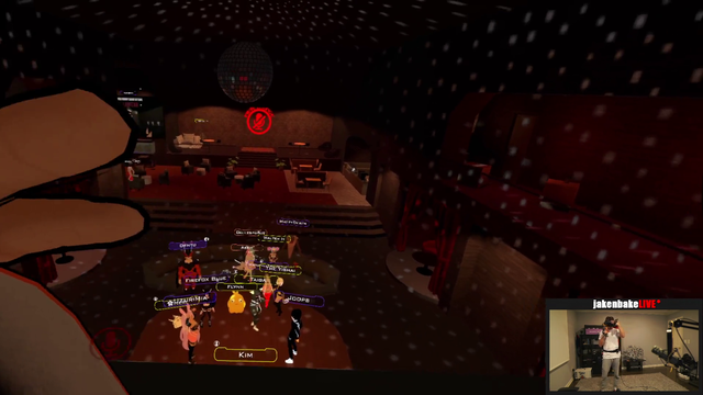 DJ Jake playing his "Just a Simp" music in VRChat