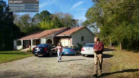 Dad shows Awec how it's done