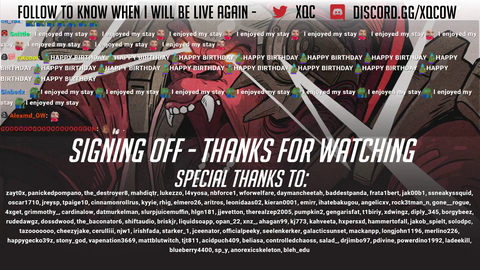 XQC LEAKS EXCITING NEWS AT END OF STREAM PogChamp