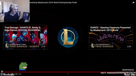XQC about League of Legend's new opening ceremony