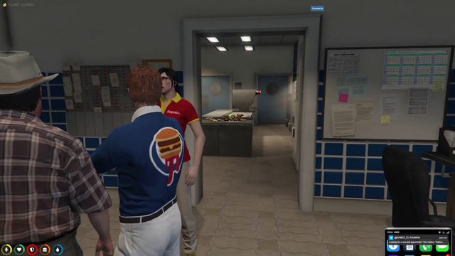 Burgershot employee Bitch meets Cletus Cornwall