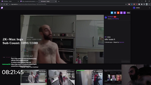 meanwhile in slikers stream