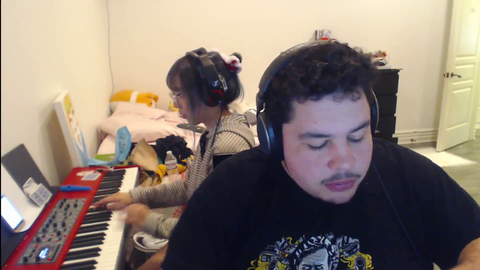 Gang leader tries exquisite food while his servant plays music