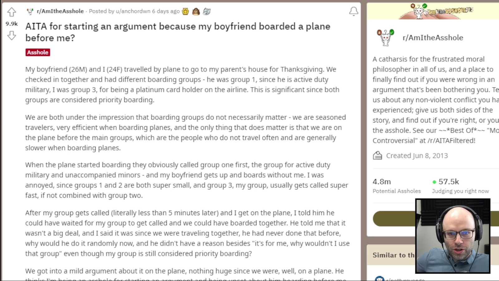 Northernlion does not appreciate frequent flyer attitude