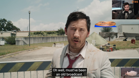 Sodapoppin stars as a military nut in Markiplier's video (actual scene featuring him)