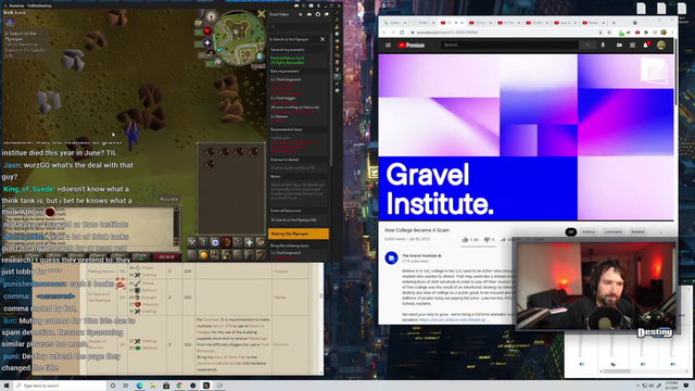 Destiny witnesses a youtube title change