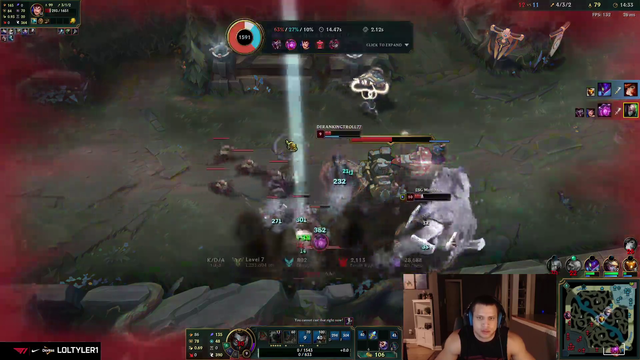 t1 finally loses it