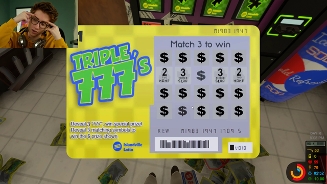 Clint has a gambling addiction