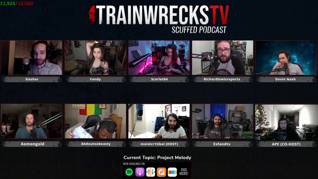 Trainwrecks fires his load on Richard Lewis