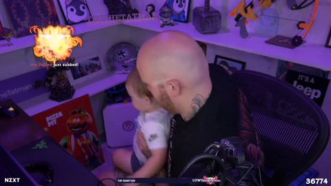 Tim's kid becomes independent