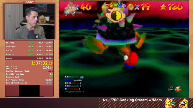 Cheese gets the SM64 120 World Record
