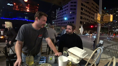 Rich dances the pain away