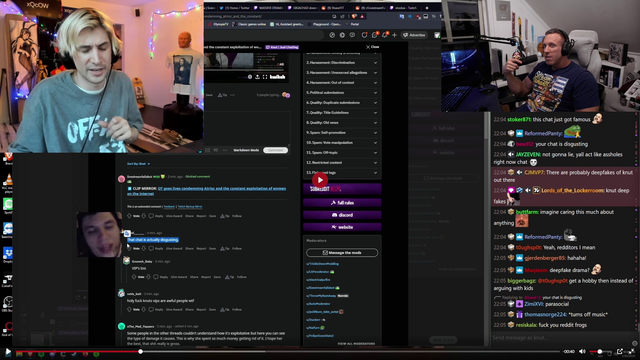 xQc telling chat how smart they are