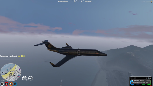 forsen pressed F in plane