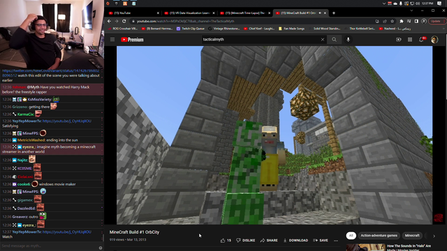 Myth's old minecraft skin