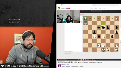 Taking L's while a grandmaster is watching