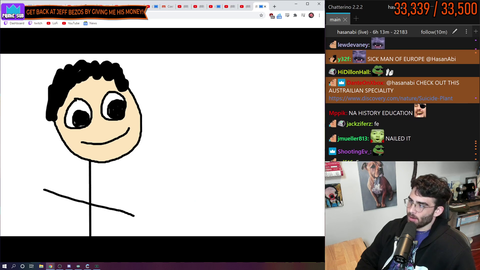 Casually explained gets Hasan