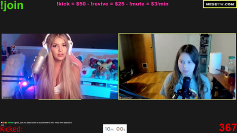 streamer gets confronted by a 16 year old on her relationship issues