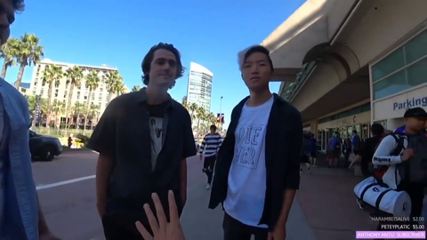 Kpop Andy accidentally slaps a cop