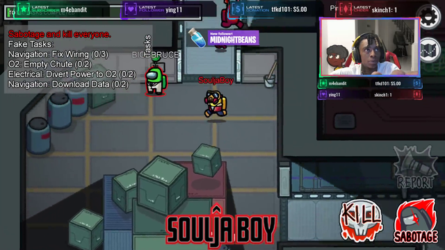 Soulja Boy insane imposter kill