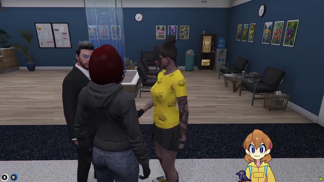 Ash has ketchup in her hair