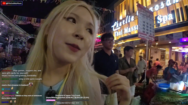 Hachu gets the full Bangkok night experience
