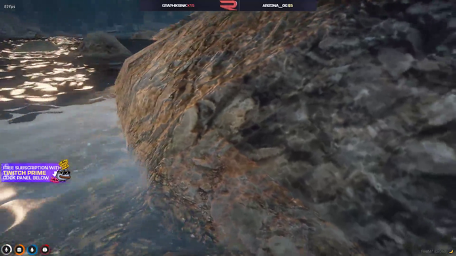 Ramee evades the police after bank robbery by hiding underwater indefinitely using an emote