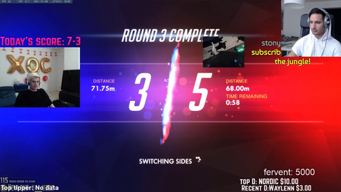 XQC Gets mad his weeb song got skipped