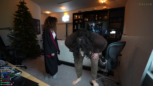 Hagrid teleports across the room