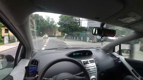 Polish streamer almost run over passers-by twice