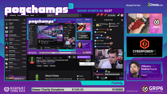 Ludwig roasts the PogChamps