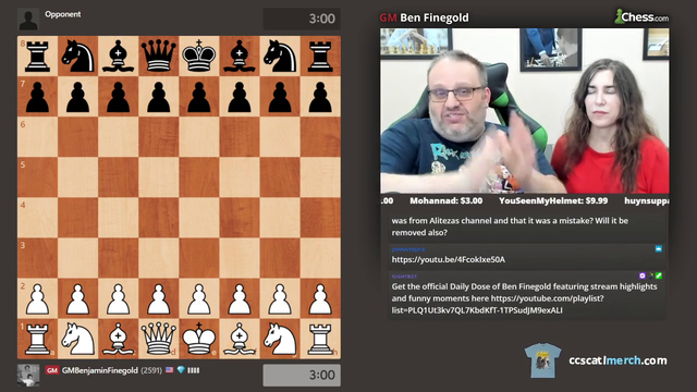 Ben Finegold commenting about Chessbrah vs Hikaru drama