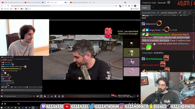 HasanAbi - Stake definitely lost money from Train BTW