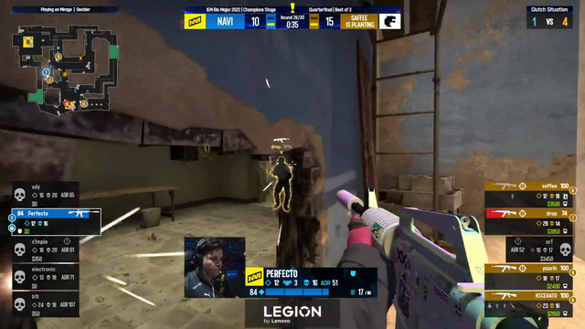 FURIA upsets Navi in major quarterfinals in front of home crowd