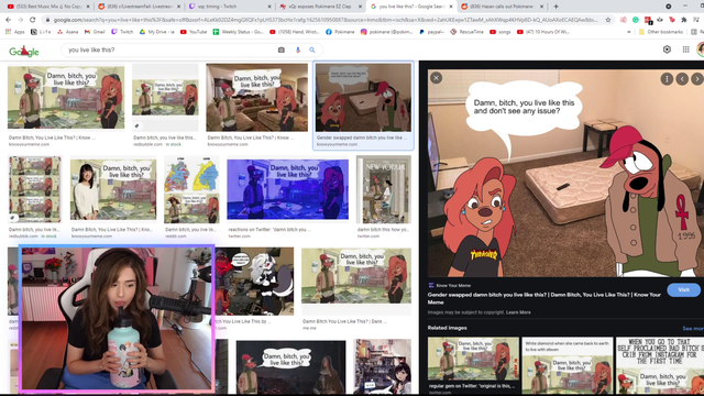 Pokimane exposes Hasan