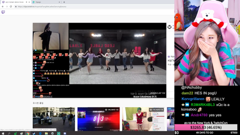 XQC likes Korean girls