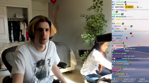 xQc is starting a hair style trend
