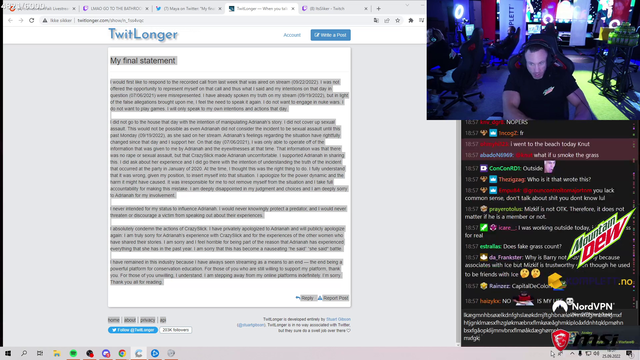 Knut on the state of drama right now
