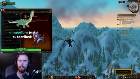 Asmon inspecting the mounts