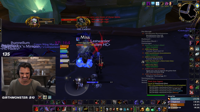 Human mage with a suicide