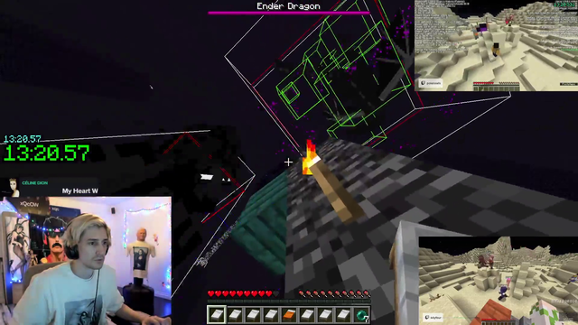 xQc, Pokelawls, and 7+ other streamers set the minecraft world record for co-op speedrunning