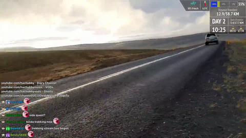 Nice icelandic lady stops car to save HAchubby's hat