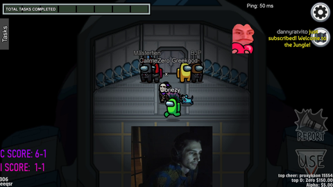 xQc gives an educational session on how to play Among Us