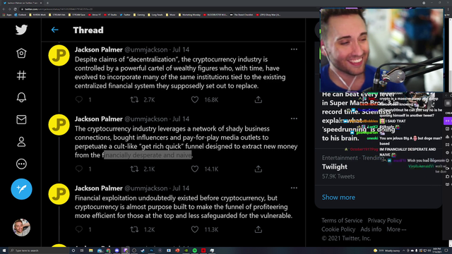 Atrioc looks at Quavo's thoughts on cryptocurrency