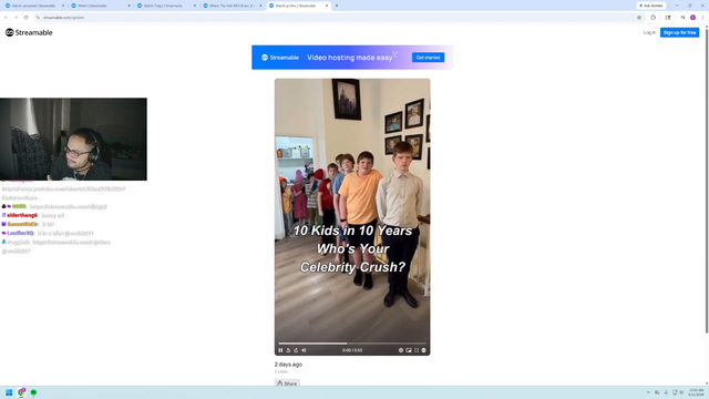 erobb watches a wholesome video