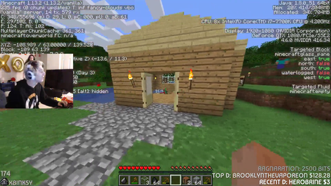 XQC shows his mom his new house