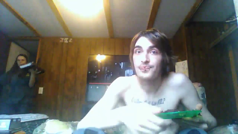 Beating Kids on Stream, smoking weed next to them, feeding his young son weed brownies - Just Chatting