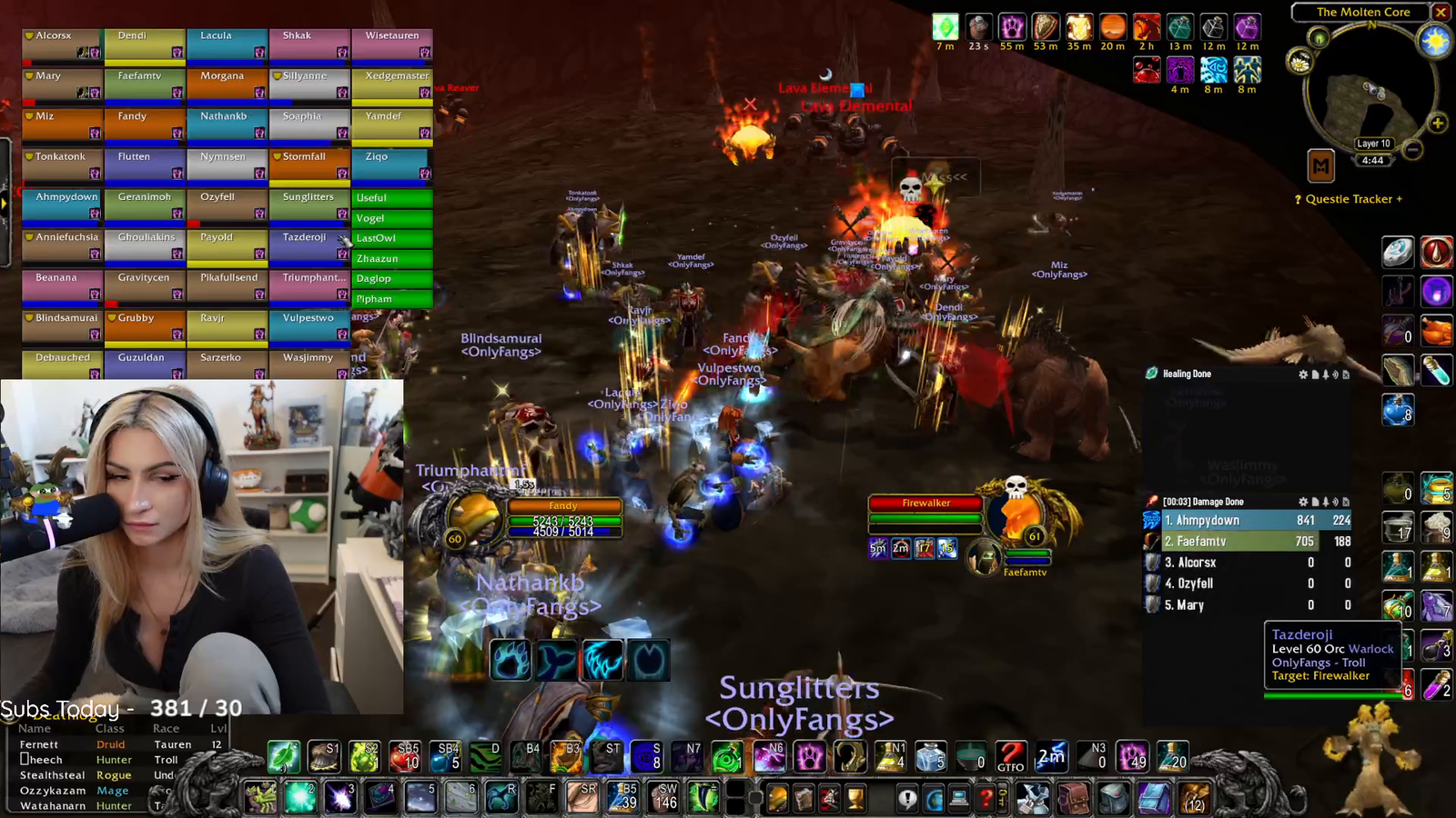 Fandy rng death in MC
