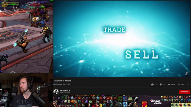 Asmongold Realizing after watching Athene's 39 min Documentary video that it was just an AD for his Mobile Game